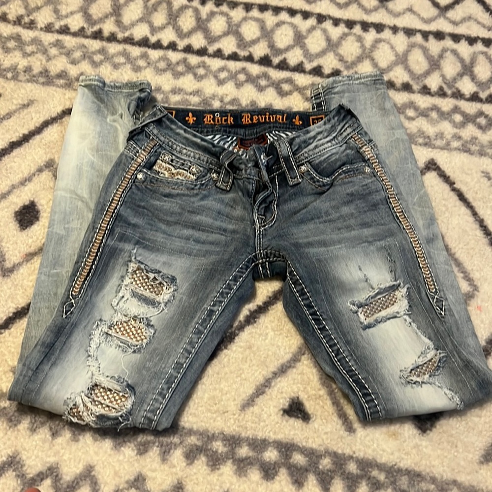 Women’s rock revival Luz jeans 25x30